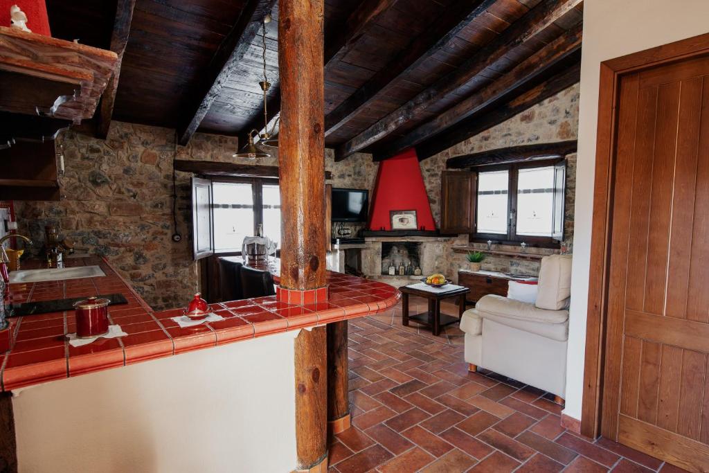 Posezení v ubytování Masia Can Viver - Olive oil tourism B&B