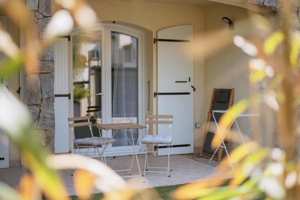 Patio nebo venkovní prostory v ubytování Le Solaret