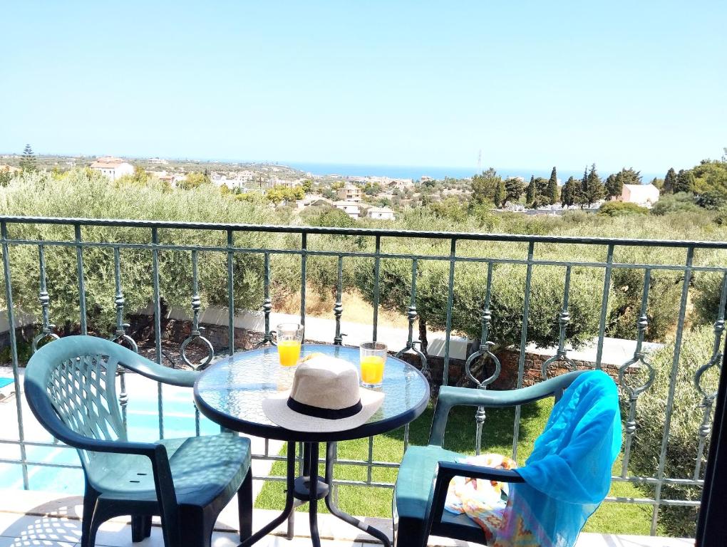 A balcony or terrace at Nefeli Villas