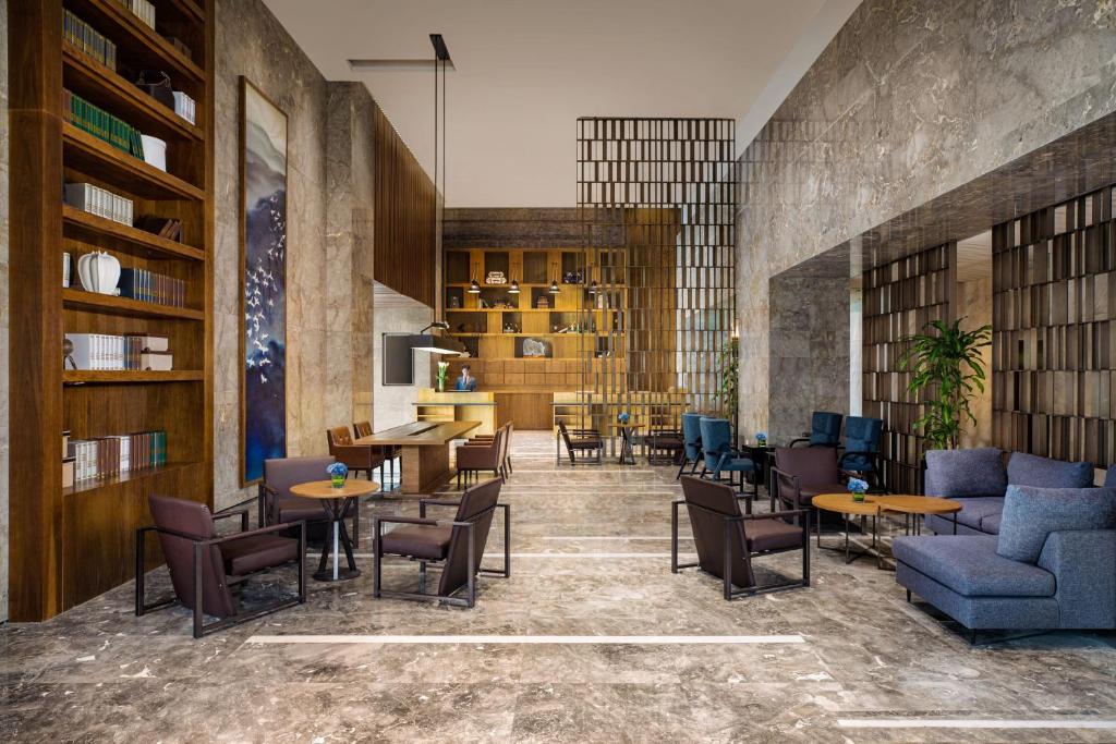 Posezení v ubytování Four Points by Sheraton Shanghai, Kangqiao