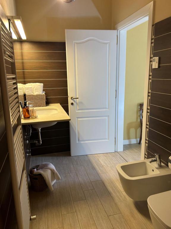 A bathroom at Agriturismo Al Robale