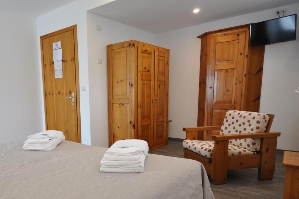 Postel nebo postele na pokoji v ubytování Meublé Albergo Dante