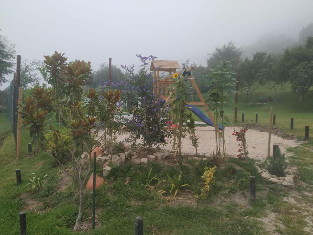 Zahrada ubytování Quinta dos Campos - Apartamento 1