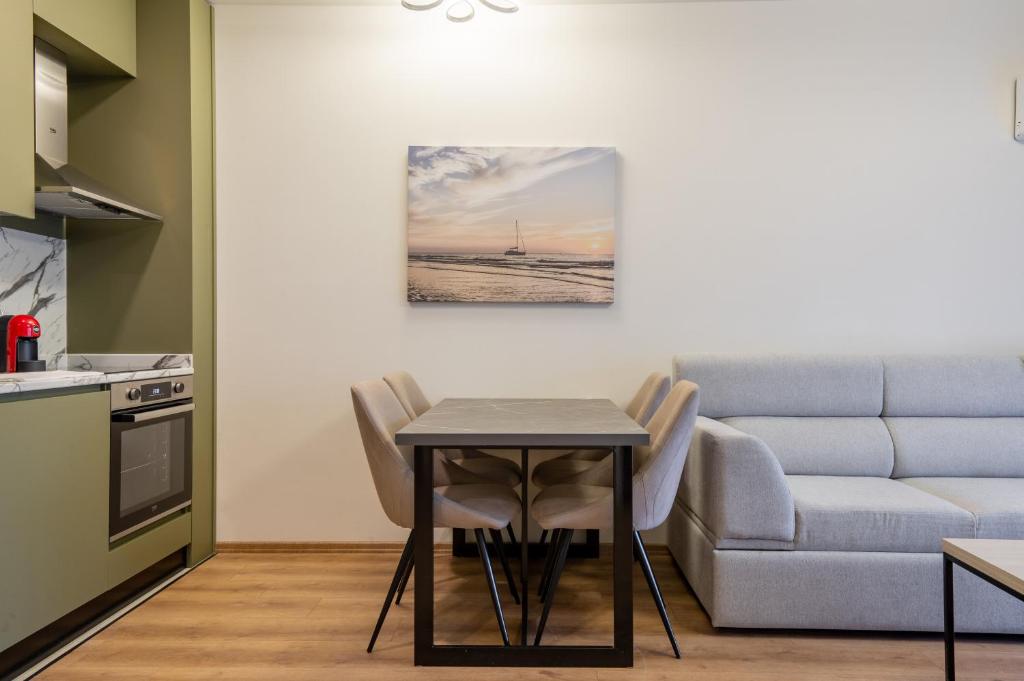 Kuchyň nebo kuchyňský kout v ubytování Dulamerovic Hotel