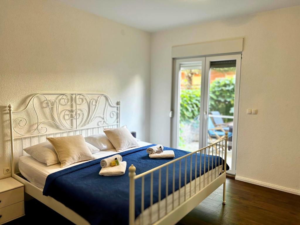 Posteľ alebo postele v izbe v ubytovaní Apartment Pineapple