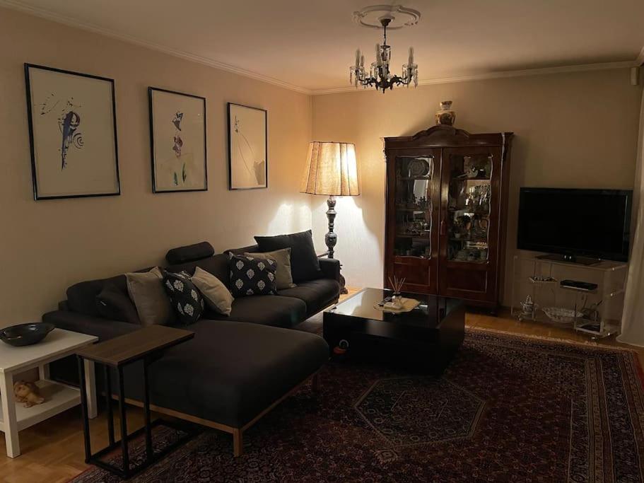 TV a/nebo společenská místnost v ubytování GLC Gauting Living Comfortable 100