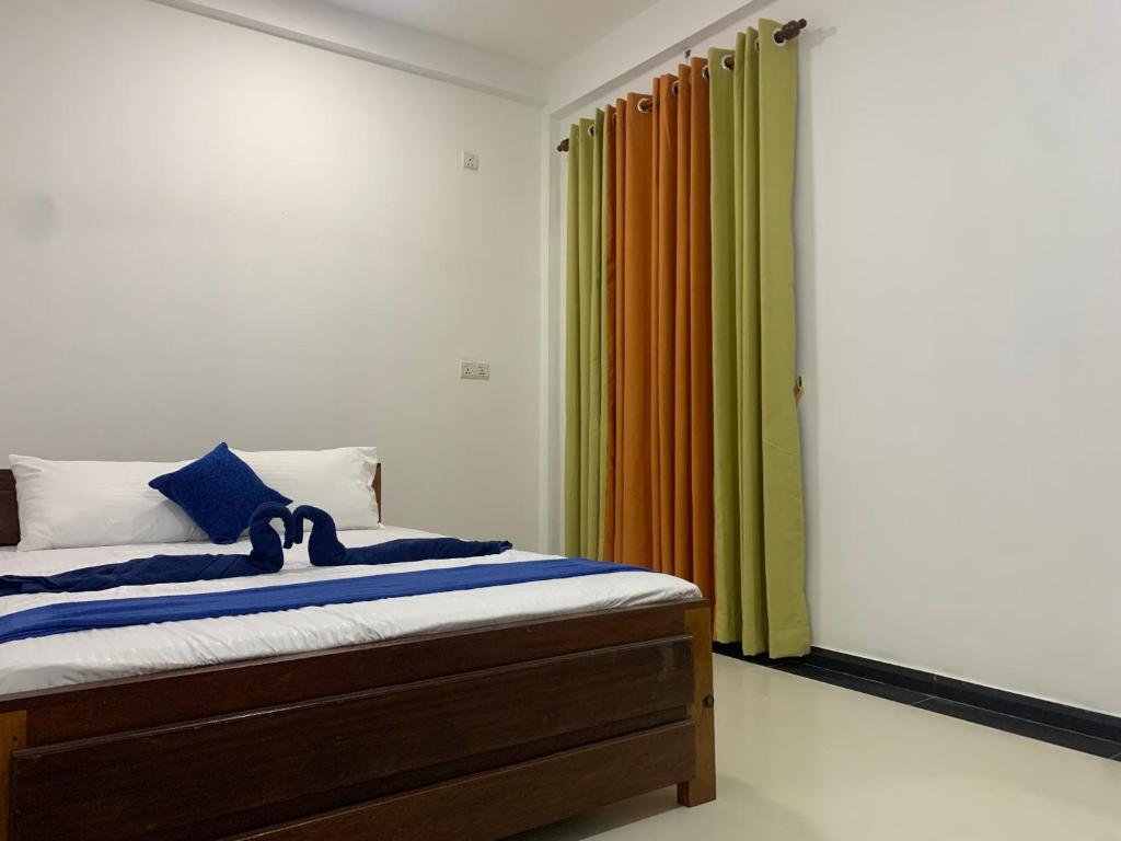 Postel nebo postele na pokoji v ubytování Calm Guest