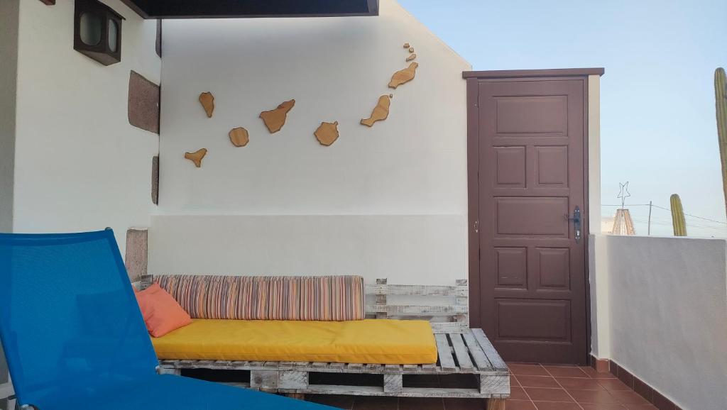 Posedenie v ubytovaní Casa Layka, con maravillosas vistas al mar