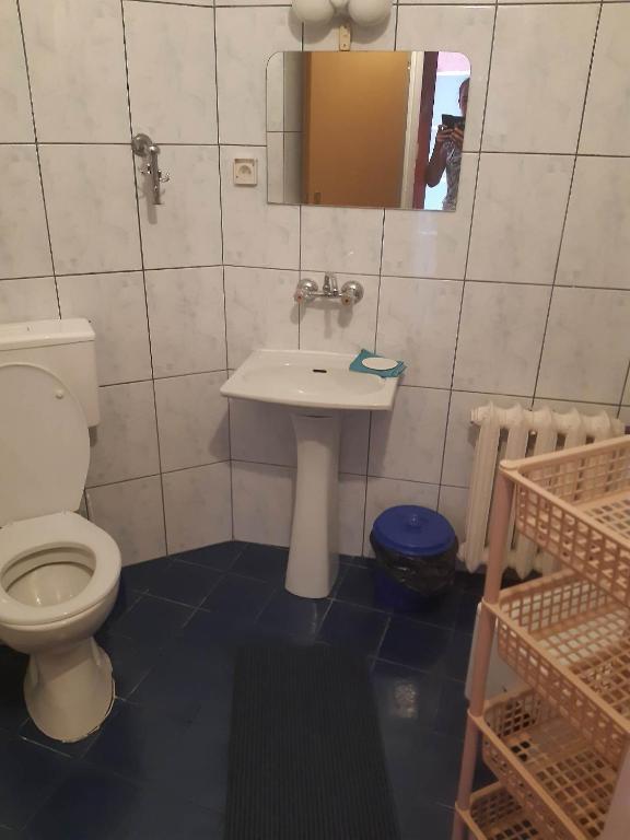 Koupelna v ubytování Ośrodek wczasowy Ewa