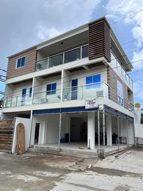 a building that is being constructed at Baron & Pedra's Residence in General Luna
