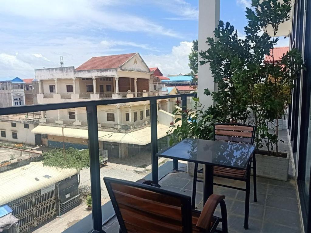 Balkón nebo terasa v ubytování Nimith Hotel & Restaurant