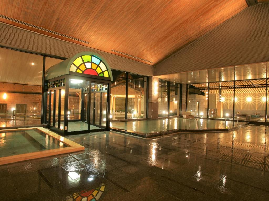 Bazén v ubytování Awara Onsen Matuya Sen Sen nebo v jeho okolí