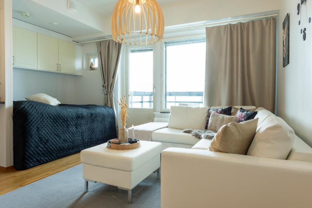 Posezení v ubytování Vasko luxurious suites, Hiisi