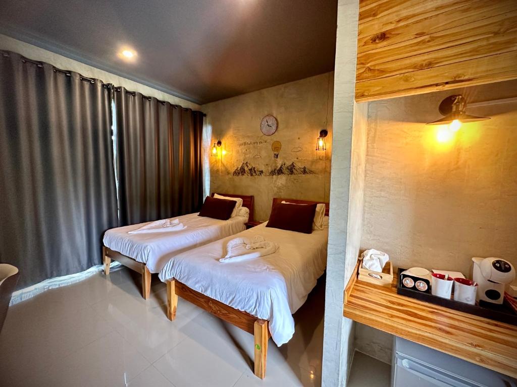 The Sunnery Ville - Standaard Twin Room Met Uitzicht Op De Bergen