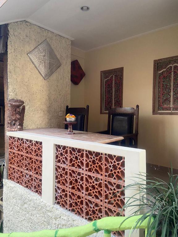 Posezení v ubytování Okawati Boutique Bungalows