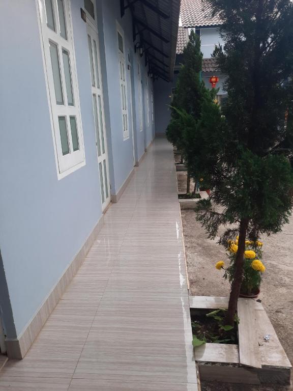 Zahrada ubytování Motel Khánh Vy