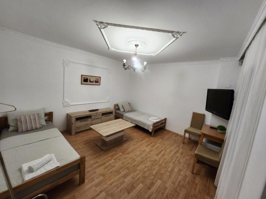 TV a/nebo společenská místnost v ubytování Cvet - Sobe