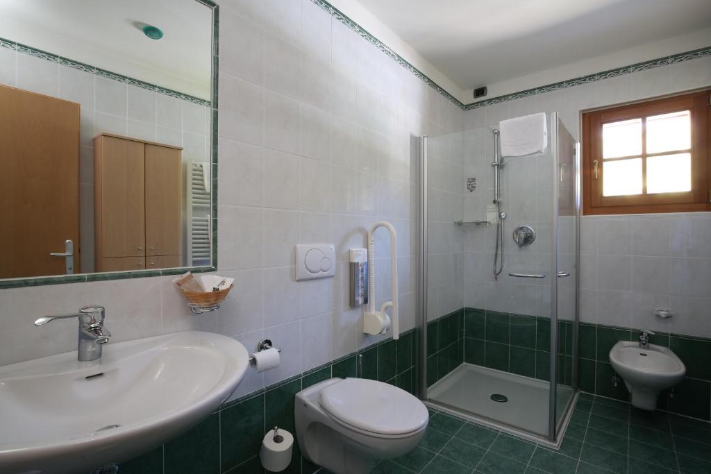 Koupelna v ubytování Hotel Mesdi