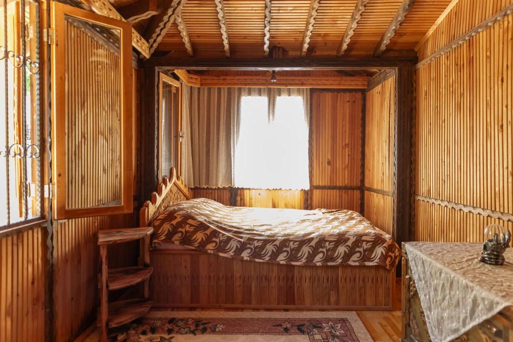 Postel nebo postele na pokoji v ubytování Feslikan Chalet