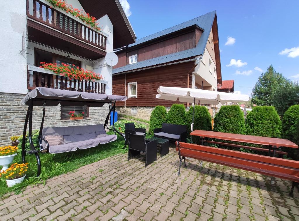 A garden outside Privát Gallik