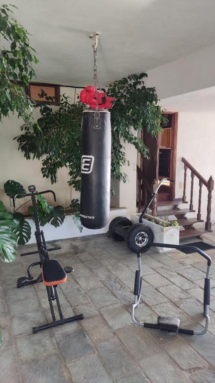 Fitness centrum a/nebo fitness zařízení v ubytování ANTIKa 6