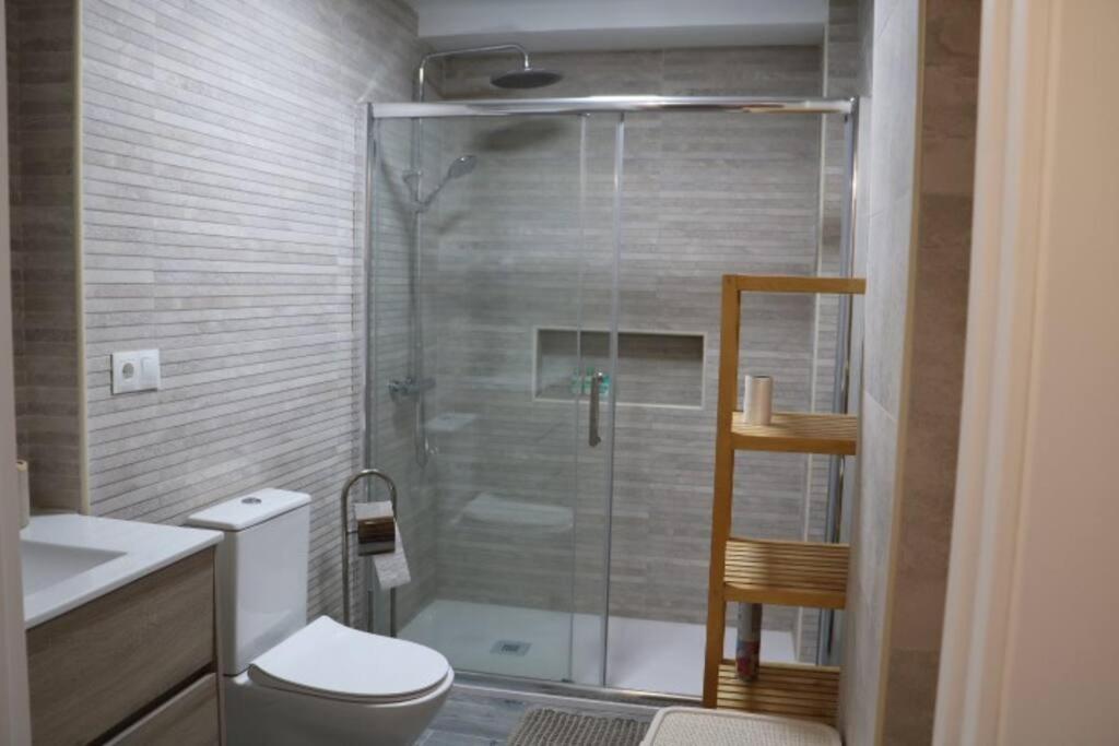 Koupelna v ubytování Palm Beach Apartment in La Duquesa