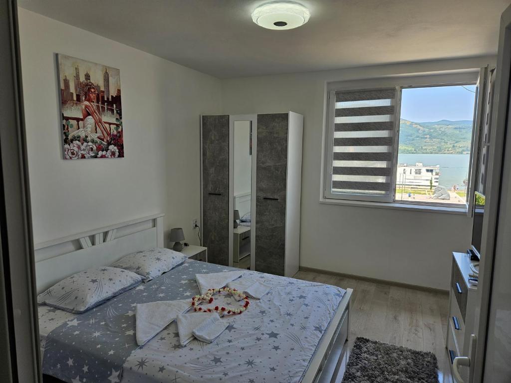 Postel nebo postele na pokoji v ubytování Apartman Jovanovic