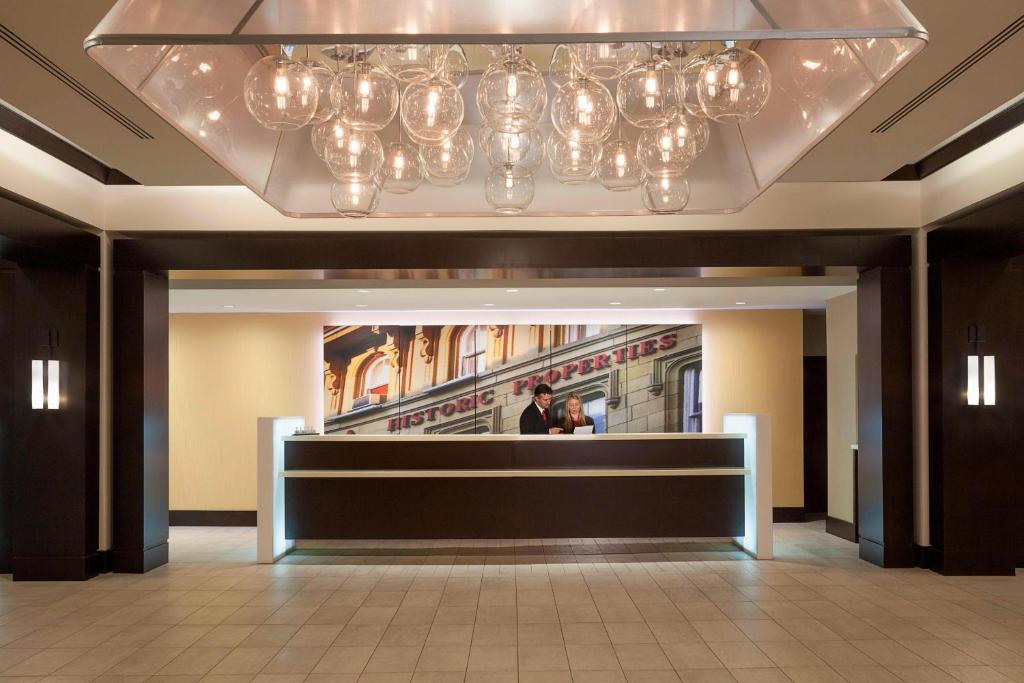 Vstupní hala nebo recepce v ubytování Halifax Marriott Harbourfront Hotel