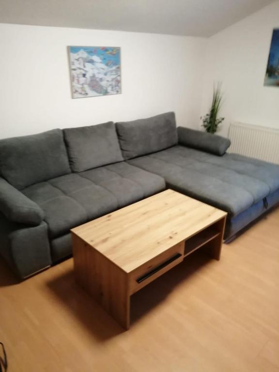 Posezení v ubytování Ferienwohnung Mark