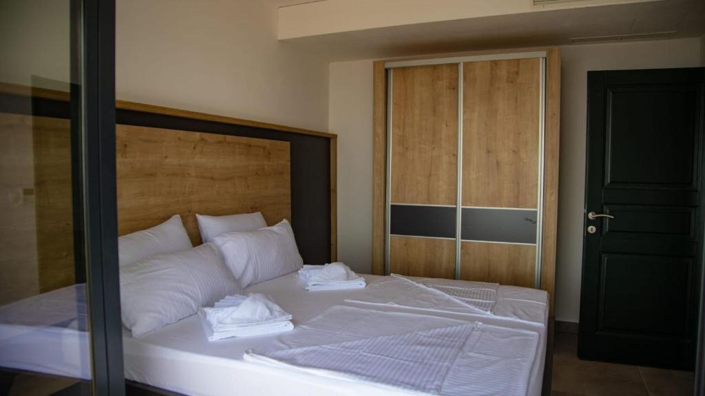 Postel nebo postele na pokoji v ubytování Apartments Montenegro Hills Ulcinj