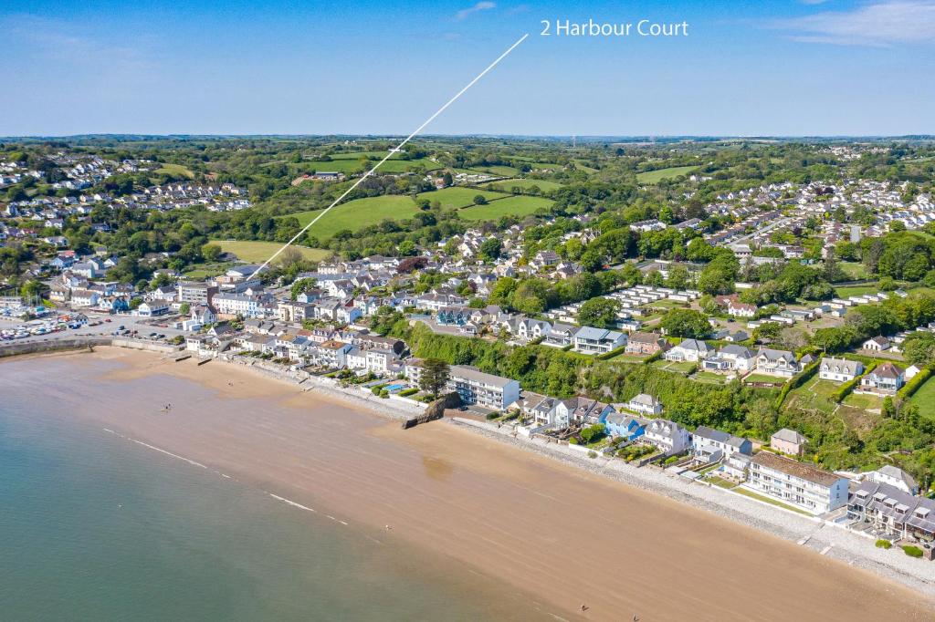 サンダースフットにある2 Harbour Court Saundersfootの凧揚げ