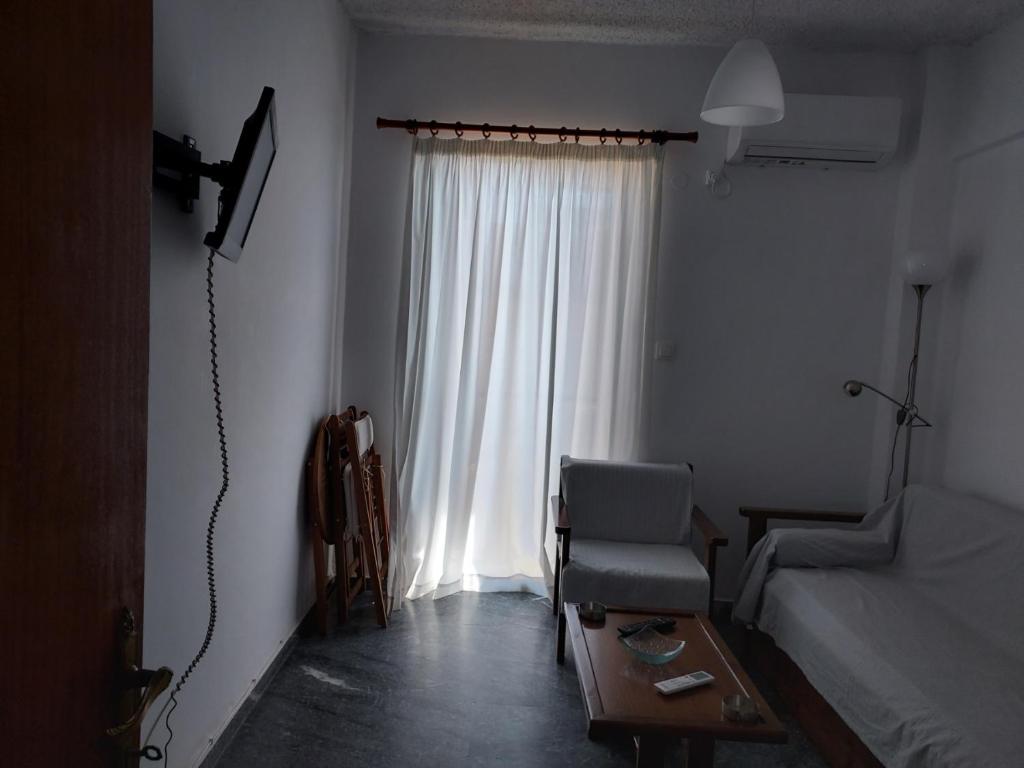 Posezení v ubytování Lefkandi sea view