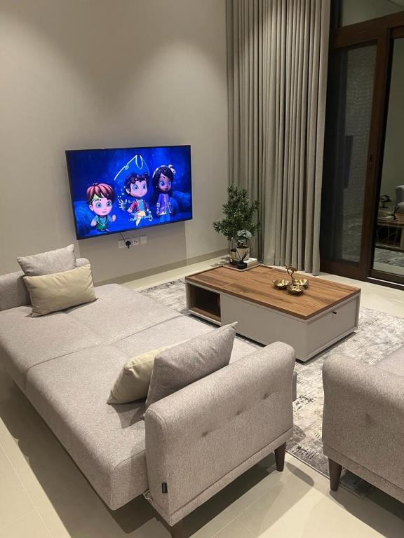 TV a/nebo společenská místnost v ubytování Escape Villa