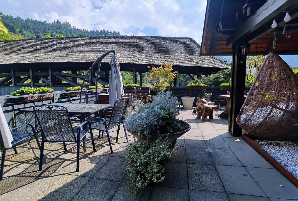 Restaurace v ubytování Das Waldhaus