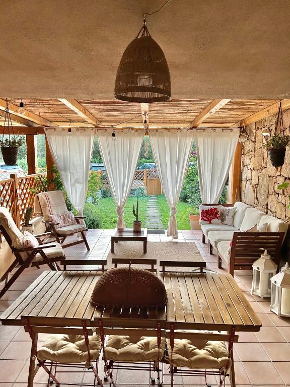 Część wypoczynkowa w obiekcie casa sardina palau