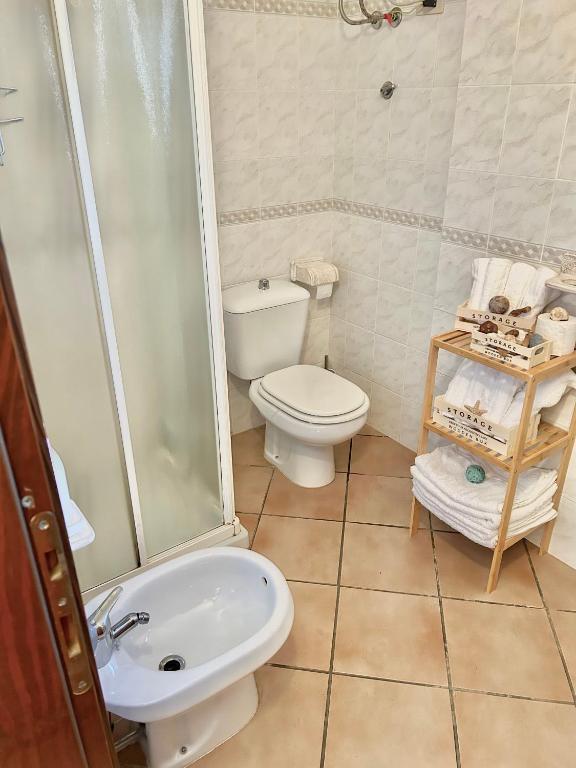 Łazienka w obiekcie casa sardina palau