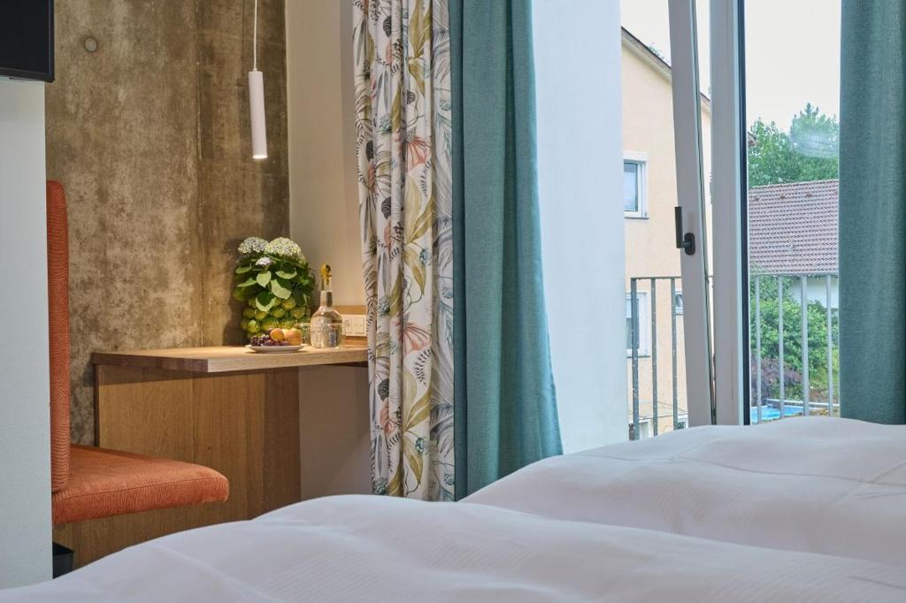 Postel nebo postele na pokoji v ubytování Hotel Der Einrichter