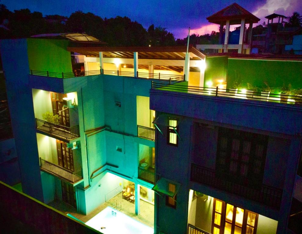 Balkón nebo terasa v ubytování Nirosha Guest House