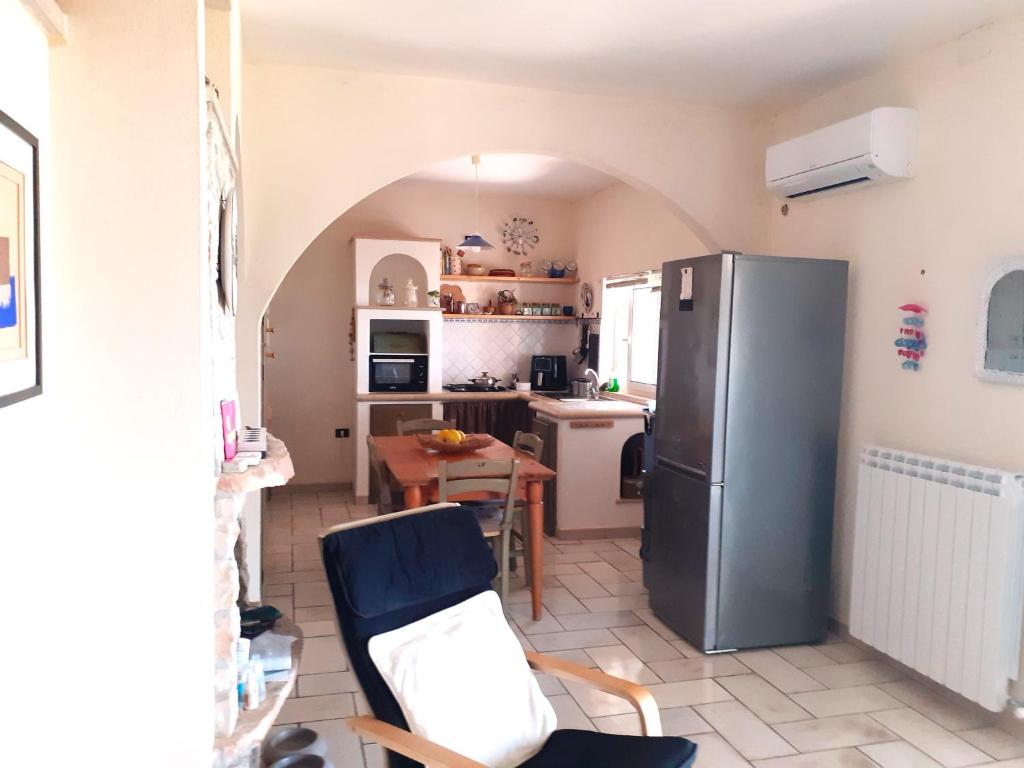 Kuchyň nebo kuchyňský kout v ubytování Korés House