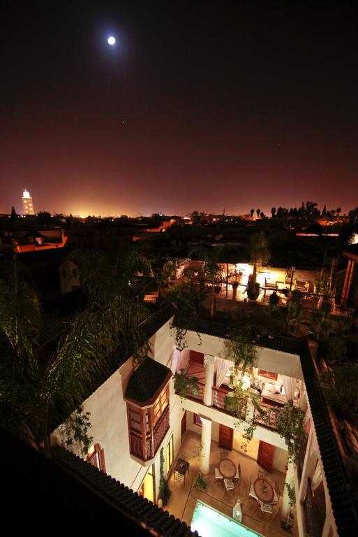 Balkón nebo terasa v ubytování Riad Dar Justo Hotel Boutique & Spa