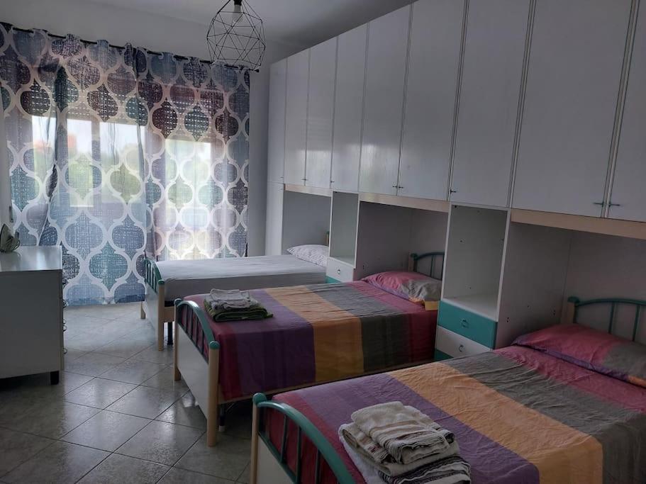 Postel nebo postele na pokoji v ubytování A casa da Silvia