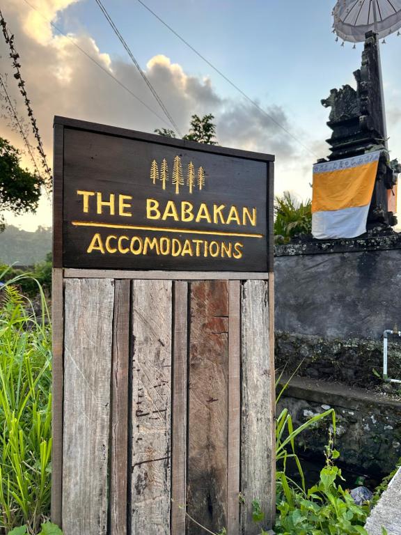 Certifikát, hodnocení, plakát nebo jiný dokument vystavený v ubytování The babakan accommodations