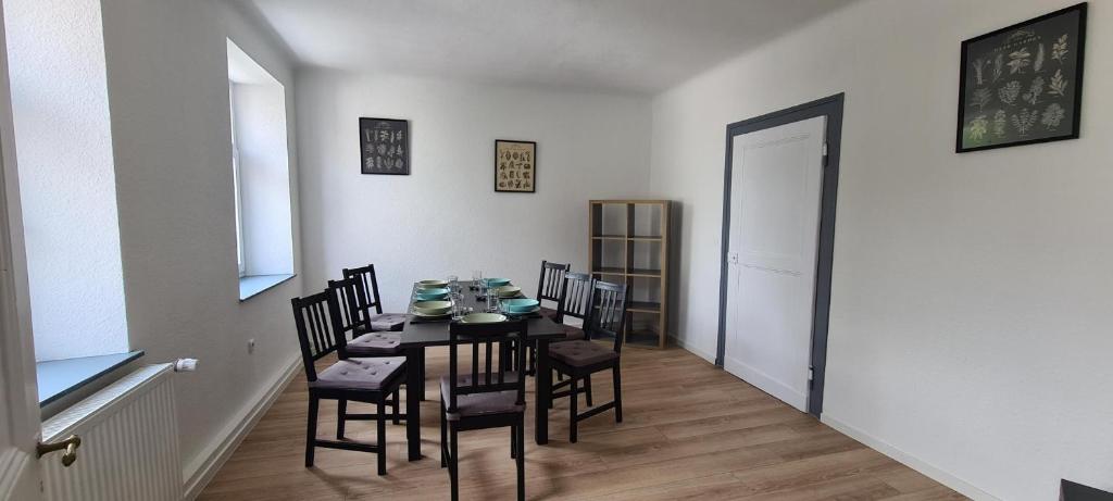 Χώρος καθιστικού στο Workers apartment in Stolberg