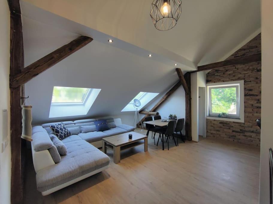 Posezení v ubytování Amstetten Penthouse