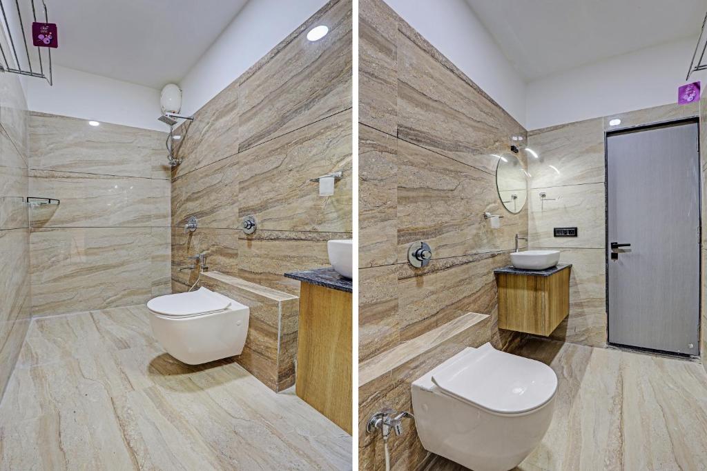 Koupelna v ubytování HOTEL LEE PLATINUM