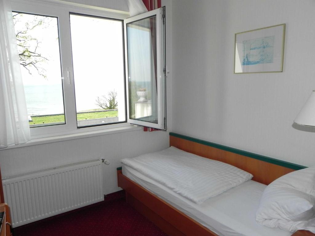 Postel nebo postele na pokoji v ubytování Pension Radke