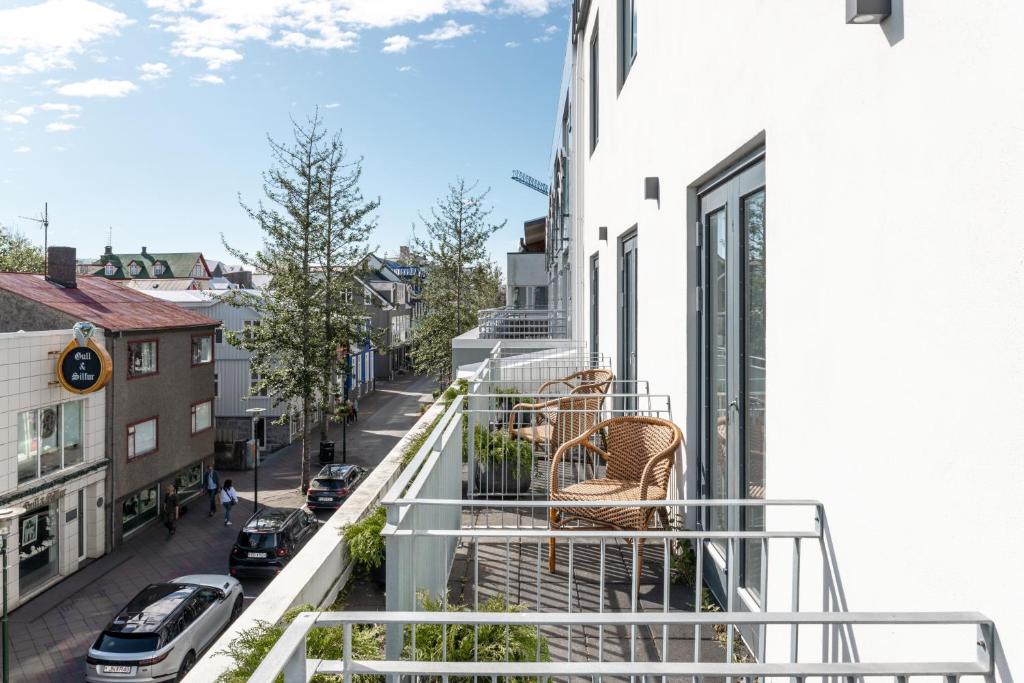 Balkón nebo terasa v ubytování Hotel Von