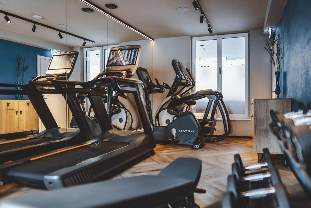 Fitness centrum a/nebo fitness zařízení v ubytování The Gast House Zell am See