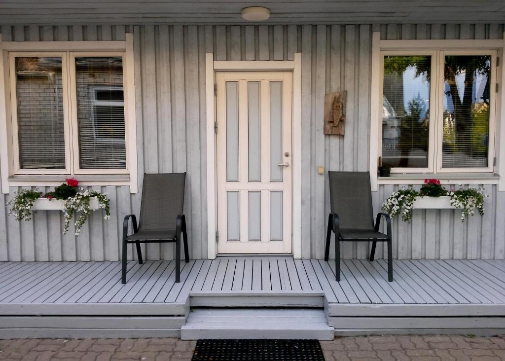 Balkón nebo terasa v ubytování Kotka Housing-FreeParking