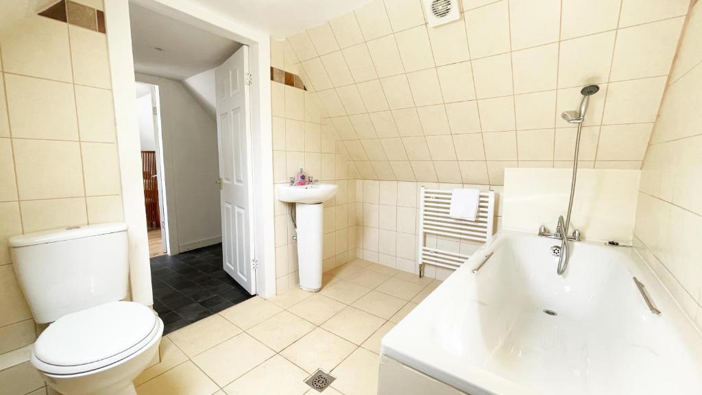 Koupelna v ubytování Catcune Family Suite